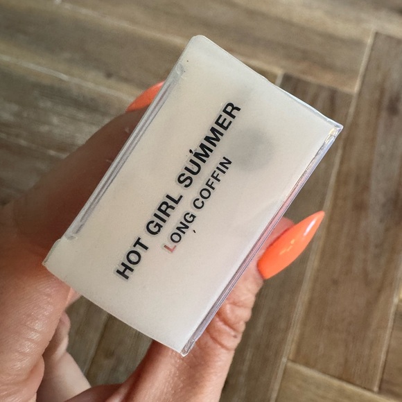 Static Nails Hot Girl Summer Long Coffin Nails - Picture 2 of 2